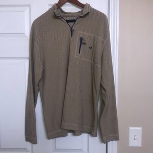 SOUTHERN MARSH LONG SLEEVED BROWN AND BLUE